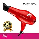 IZUTECH TORO3600 AC Motor 1875W Professional Dryer with 2 Speed and 3 Heat Setting Cold Shot Button Longest 12 Ft Cord Made in Korea