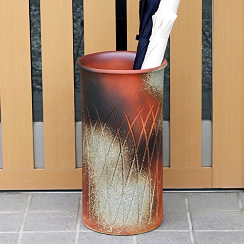 半額品 信楽焼 な 傘立て 火色流し Kt 0062 かさたて 陶器 焼き物 傘立 オシャレ アンブレラスタンド 収納 スリム 和風 洋風 玄関 インテリア 壷 ギフト プレゼント B01n10jrpz Cleanusapower Com