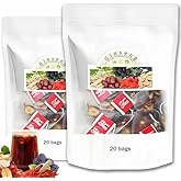 Kidney Tea Formula Ginseng Six Treasure Tea, Ginseng Five Treasure Teas, Kidney Cleanse Detox Beverage for Women & Men, Nnatural Ingredients Sweet Taste and Aroma -40bags