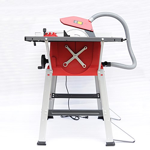 Wotefusi 1800W Bank Tischkreissäge 220V 10" Klinge Schneiden Stand Erweiterungstabellen Schiebetüren, MEHRWEG – Bild 7