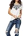 Haola Women's Summer Graphic Printed Short Sleeve T Shirt Cute Tops Juniors Tees