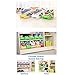 Best-topshop Adjustable Shoe Organizer Set Storage Space Saving Shoe Slots Rack Holder Double Layers Plastic Display Stand for Home Room Dorm Office School (Pack of 12 White)