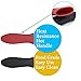 Mykubi Cotton Handle Holders Potholders Handle Mitts Hot Handle Sleeve Pot Holders Covers Glove for BBQ Cooking Baking Kitchen (Black+ Red)