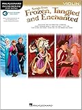 Hal Leonard Songs From Frozen, Tangled And Enchanted For Violin - Instrumental Play-Along Book/Onlin by 