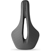 ROCKBROS Bike Seat for Men Women, Waterproof Ergonomic Bicycle Saddle | High-density foam, waterproof PU cover, hollow airflow channel and shock-absorbing steel rails suit road and mountain bikes.