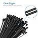 Cable Zip Ties,300 Pack 6+8+10-Inch Heavy Duty Self-Locking Nylon Cabel Ties with 50 Adhesive Backed Cable Mounts, Black