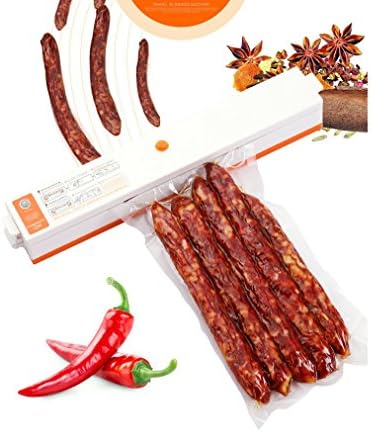 Vacuum Sealer, AmanStino Portable Food Saver Vacuum Sealer Machine Automatic Food Preservation with Starter Kit for Food Saver Plus 15 Pcs Sealer Bags