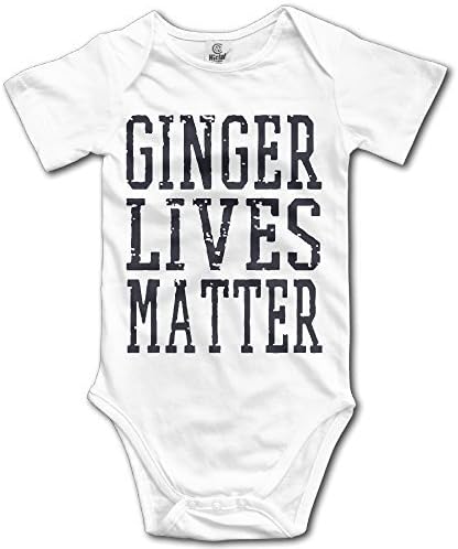 OneBer GINGER LIVES MATTER Funny Baby Bodysuits