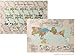 AuthaGraph World Maps. 40 'AuthaGraph' world maps in one. A new world map reengineered to represent the true relative sizes of continents & seas. GOOD DESIGN AWARD in Japan