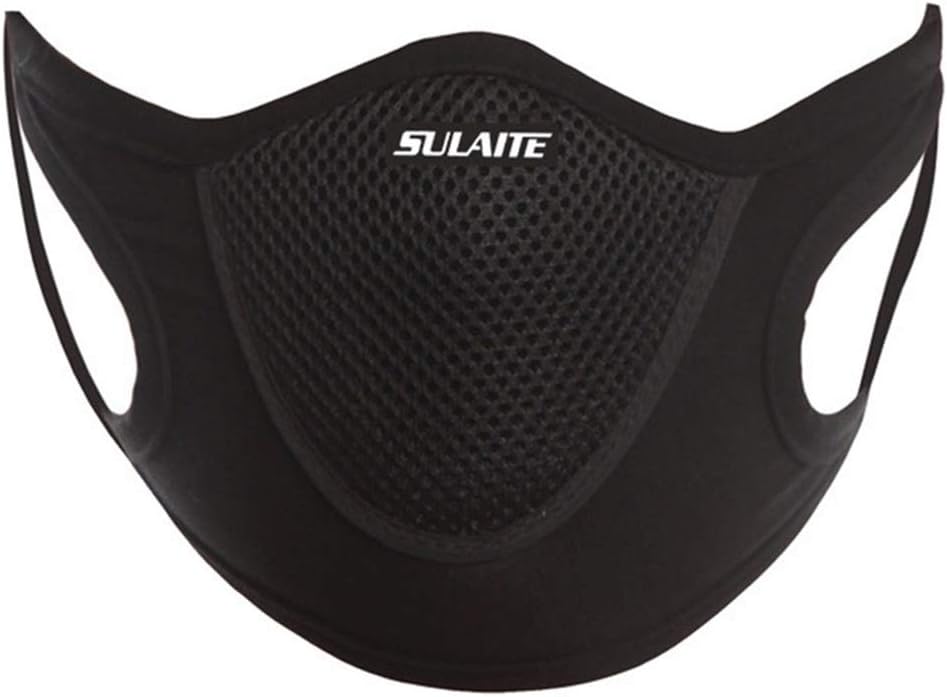 Breathable Dust Masks Outdoor Face Masks,Washable Reusable Breathing Valve Mask Mouth Cover Safety Mask Protection from Dust, Pollen, Pet Dander, Other Airborne Irritants (A)