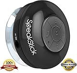 SpeakStick Rechargeable Bluetooth Shower Speaker with Mini USB Connection - Blue