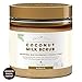 Calily Life Organic Coconut Milk Scrub with Dead Sea Minerals, 24 Oz. – Deep Nourishment and Moisturizing- Exfoliates, Removes Wrinkles, Clears Eczema, Gets Skin Smooth & Revitalized [ENHANCED]