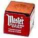 Master Billiard Pool Chalk, Pack of 12 Cubes, Rust, with Protective Box - Professional Billiards Chalk for Smooth, Even Coating on Cue Tip - Pool Table Accessories Gifts for Men (18-331)