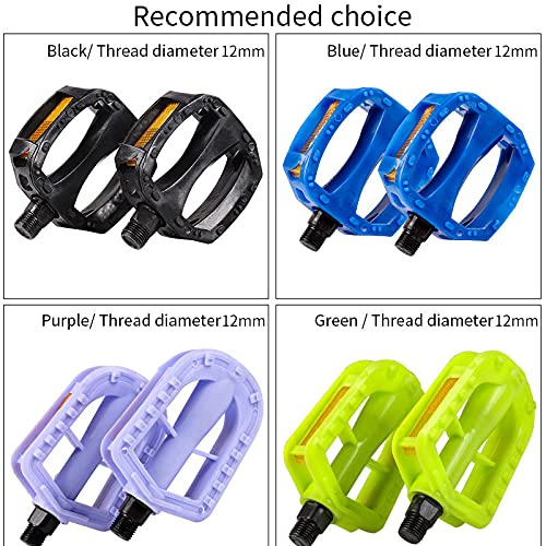 LULUMI 2 STKS Kinderen Pedaal Kids Cyclus Pedaal Ultralight Plastic Fiets Pedalen Non-slip Fiets Pedalen voor Kids… - Image 3