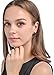 FIBO STEEL Stainless Steel Mens Womens Stud Earrings Black Round Cubic Zirconia Inlaid, 8mm