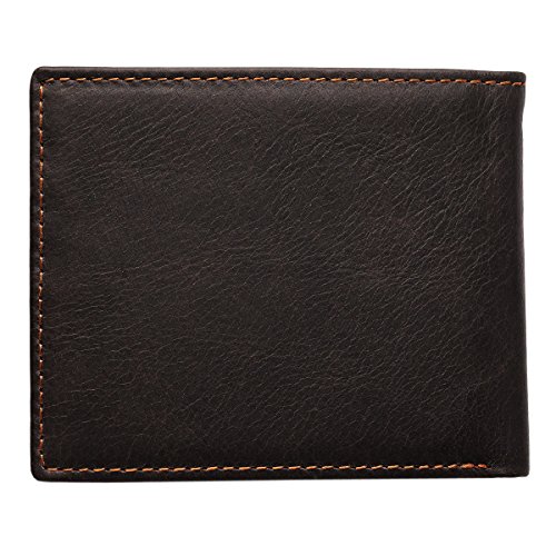Brown Genuine Leather Wallet - Isaiah 40:31