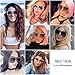 MEETSUN Elton Square Rhinestone Sunglasses | Oversized Bling sunglasses for Women with Diamond Bedazzled Frames | 70s Retro Style Beach Vacations & Disco Outfit-Grey Gradient Lens sunglasses