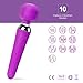 Louviva Clitoris Stimulation Vibrator, 10 Speeds Silicone Adult Rechargeable Sex Massage Toy for Women and Couples (Purple)