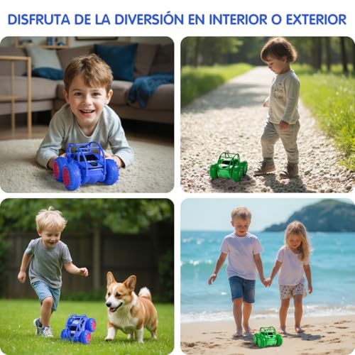 ifollower RC Car 4x4 Amphibious Truck, 360° Stunt and LED, 15km/h, Direct USB-C Charging, Toy for Kids 3 4 5 6 7 8 9 10 11 12 Years, Christmas Birthday Gift