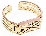 PL Metal Replacement Jewelry Bracelet with X Design for Fitbit Flex - Rose Gold