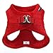 Voyager Step-In Plush Dog Harness – Soft Plush, Step In Vest Harness for Small and Medium Dogs by Best Pet Supplies - Harness (Red Corduroy), XL (Chest: 20.5 - 23