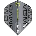 Winmau Prism Alpha Pro Player Michael Van Gerwen Dart Flights, MvG Grey, 100 Micron Extra Strong (3 Sets - 9 Flights)