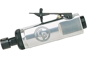 Chicago Pneumatic CP860 - Air Die Grinder Tool, Welder, Woodworking, Automotive Car Detailing, Stainless Steel Polisher, Heavy Duty, Straight, 1/4 Inch (6 mm), 0.54 HP / 400 W - 24000 RPM