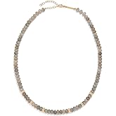Zoe Chicco Women's 14k Gold & Labradorite Rondelle Bead Necklace