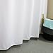 Ufaitheart Shower Stall Shower Curtain 36 x 72 Inch Long Shower Curtain Hotel Decorative Fabric Bath Curtain Solid, Pure White