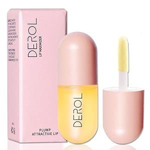 KISSIO Lip Plumper,Natural Lip Plumper,derol Lip Plumper Set,lip plumping lip gloss,lip plumper gloss,Lip Enhancer Make Lips Fuller and Moisturizing 5.5ml,Beautiful Fuller,Lip Mask