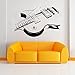 9321 Art Guitar Wall Stickers DIY Home Decorations Music Wall Decals Living Room