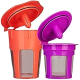 K Carafe Reusable Coffee Filter and Refillable K Cup by Breworo for Keurig 2.0 K300, K350, K400, K450, K460, K500, K550, K560 and 1.0 Brewers