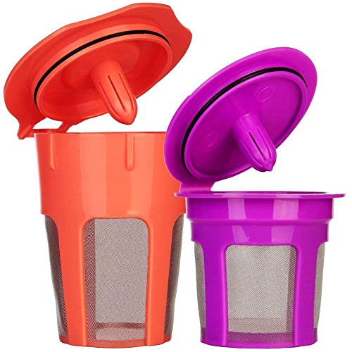 K Carafe Reusable Coffee Filter and Refillable K Capsules by Breworo MG Coffee for Keurig 2.0 K300, K350, K400, K450, K460, K500, K550, K560 and 1.0 Brewers