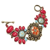 CA Fashion Jewelery Vintage Retro Bohemia Flower Chic Bracelets