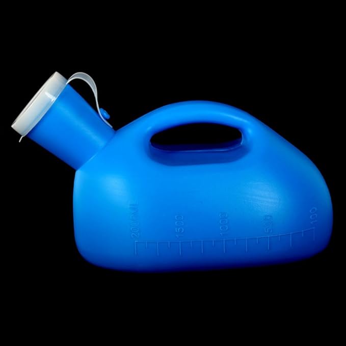 gerFogoo Urinals for Men 2000mL Thick Plastic Mens Bedpan Bottle with