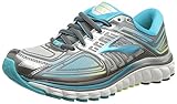 Brooks Women's Glycerin 13  Running Shoe - Metalliccharcoal/Bluebird/Sharpgreen - 8 B(M) US