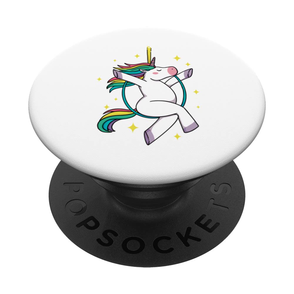 Unicorn Graphic Gymnast Gymnastics Acrobat Acrobatics Sport PopSockets Swappable PopGrip