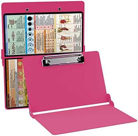 WhiteCoat Clipboard- Pink - Nursing Edition [New Improved Version]