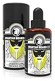 Spartan Beard co - Beard Growth Oil | Premium Facial Hair Accelerator Serum | Powerful Beard & Hair Growth Formula | Natural Beard Care | Hair Growth Oil with Extra Biotin