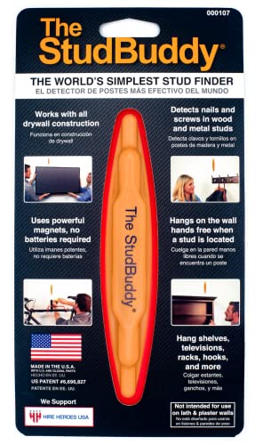 The Original StudBuddy® Magnetic Stud Finder - Made in the USA - Easy to Use Stud Finder - No Batteries Required - Powerful Magnet Stud Finder - Stud Finder for Drywall and Wood