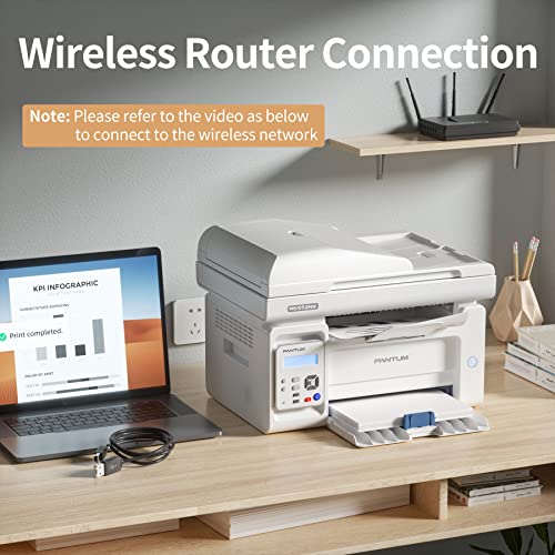 Pantum M6552NW Monochrome Laser Multifunction Printer with Wireless