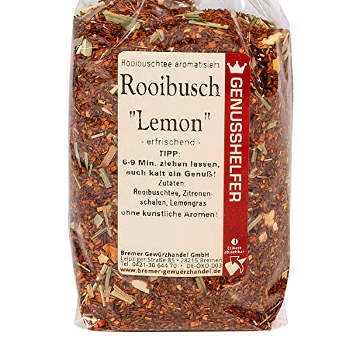 Bremer Gewürzhandel Rooibos-Tee Lemon, lose, leckerer Tee mit Zitronengeschmack, erfrischender Durstlöscher für Genießer… – Bild 6