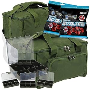 Pêche à La Carpe Moyen Carry All Matériel Ou Sac à Appâts Et 4+1 Rangement Bit Boites Gratuit Bouillettes