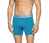 Calvin Klein Men's Standard Underwear Boxer Briefs, Steel Micro Boxer Brief, Paradise, L