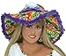 Forum Novelties Women's Generation Hippie Floppy Costume Hat, Multi, One Size