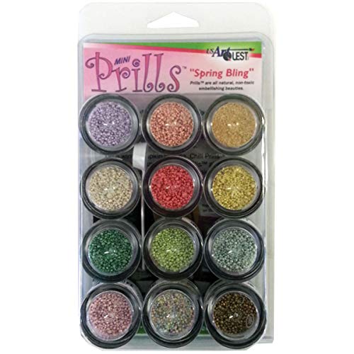 US Artquest Mini Prills Collection, Spring Bling, 12-Pack
