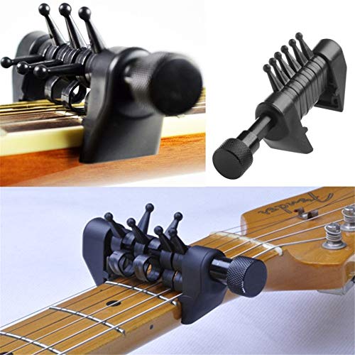 PinShang Multifunction 6 Chord Capo Open Tuning Spider Chords for Acoustic Guitar - Thumbnail 6