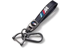 HDBDYH Leather Car Keychain Keyring, Car Key Ring Key Chain,Car Key Fob Holder Car Key Lanyard