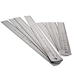 Utoolmart Straight Ruler Set,Double-sided