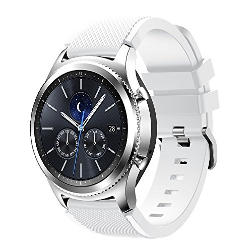 Samsung gear s3 band，kcoyo soft silicone strap replac…